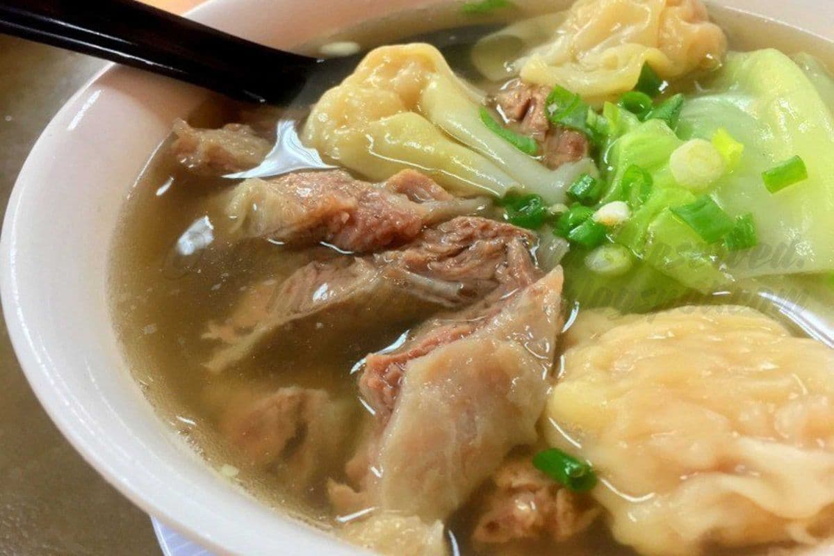 Beef Brisket Wonton Noodle Soup 牛腩云吞麵