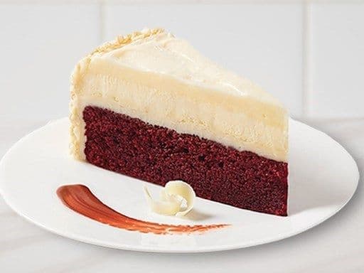 Tranche de Gâteau au Fromage Velours rouge / Red Velvet Cheesecake slice