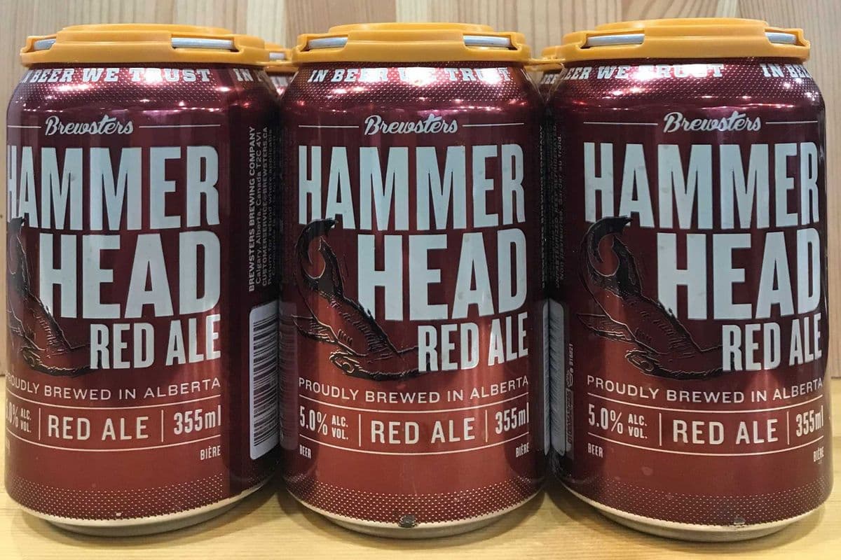 BREWSTERS HAMMERHEAD RED ALE 6 CANS (6 x 355ML)