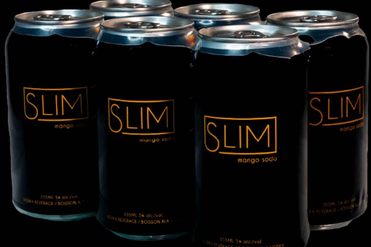 SLIM MANGO VODKA SODA 5% 6CANS (6 x 355ML)