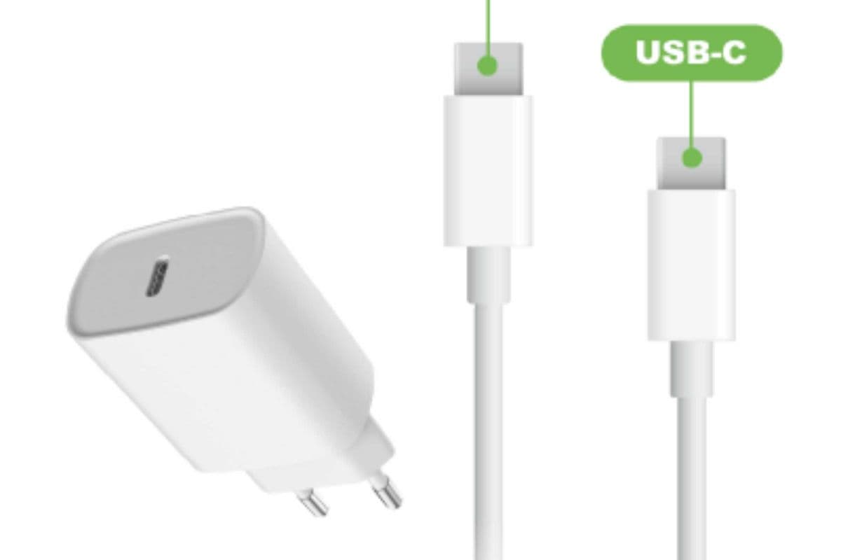 20W Power Adapter + Type-C to Type-C Cable