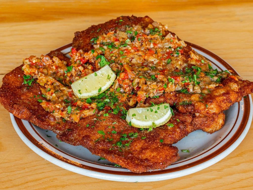 Bomba schnitzel Double