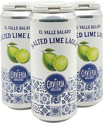 La Cerveceria Salted Lime Lager, 4 x 473 ml