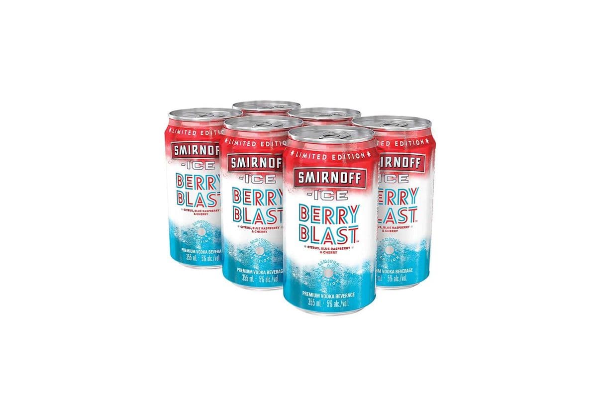 Smirnoff Ice - Berry Blast (6 Pack) (6 x 355 ml Cans)