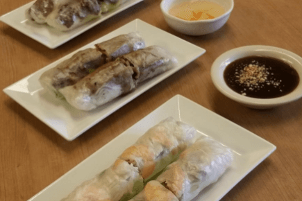 6. BBQ Pork Fresh Rolls (2 pcs)