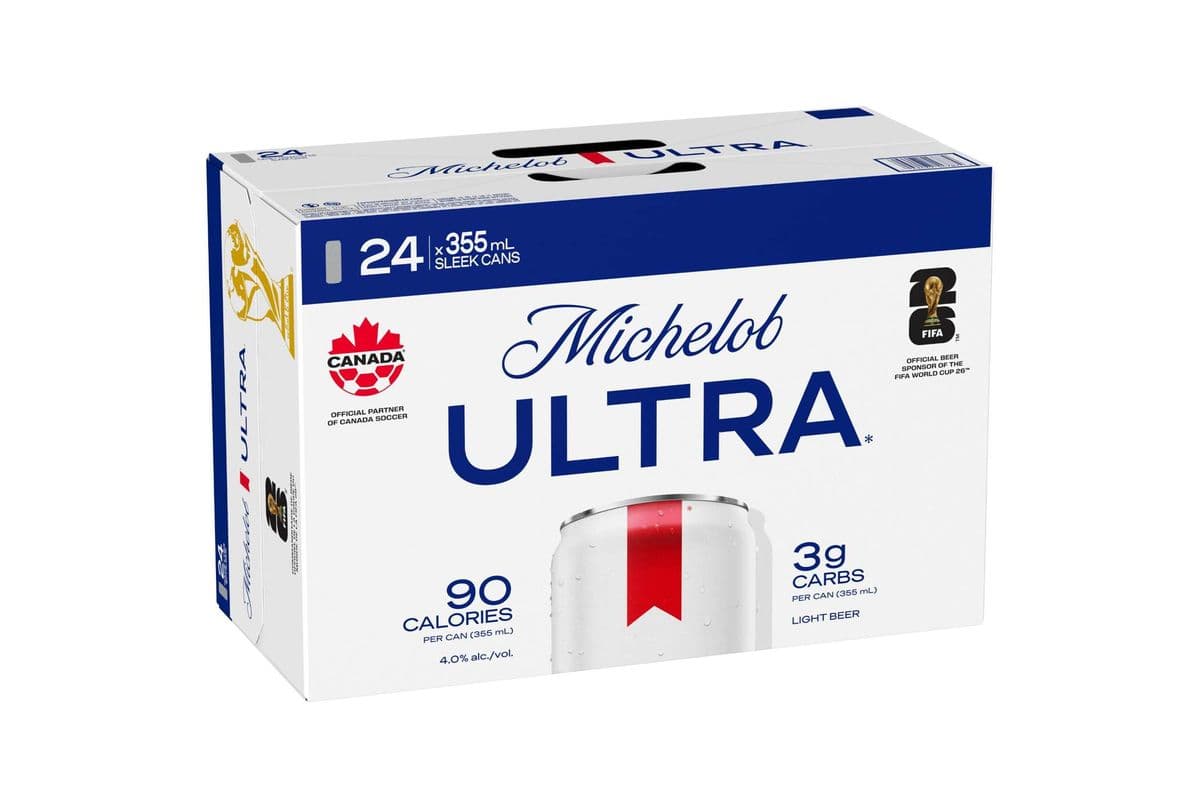 Michelob Ultra Light Lager 355ml 24pk Can
