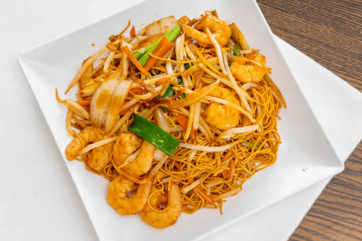 56. Shrimp Lo Mein
