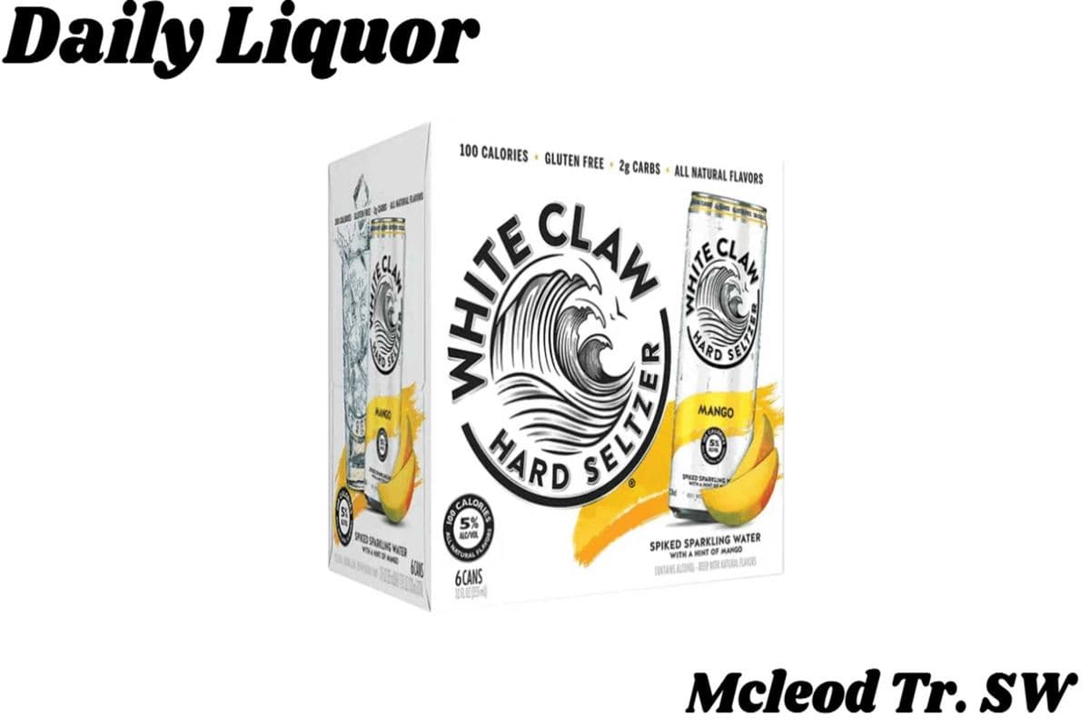 WHITE CLAW MANGO 6 CANS (1 x 6*355ML)