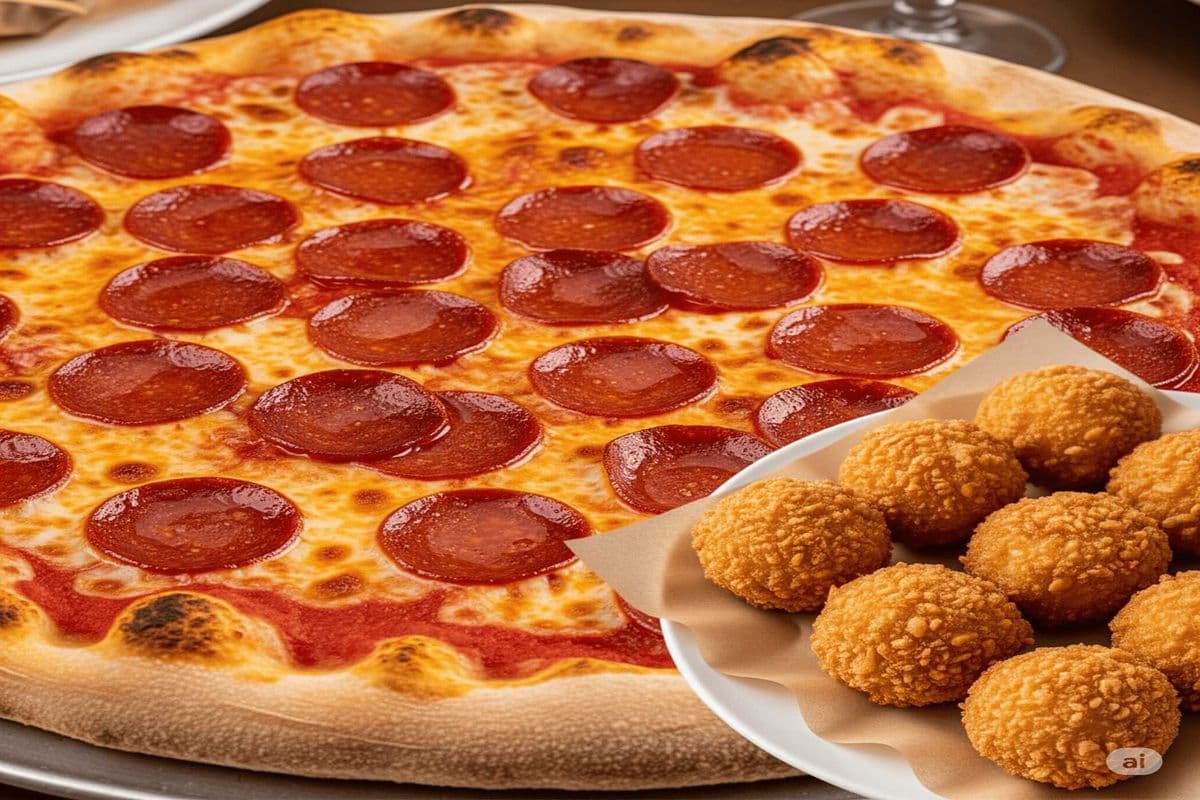 Medium Pepperoni + Mac & Cheese Bites