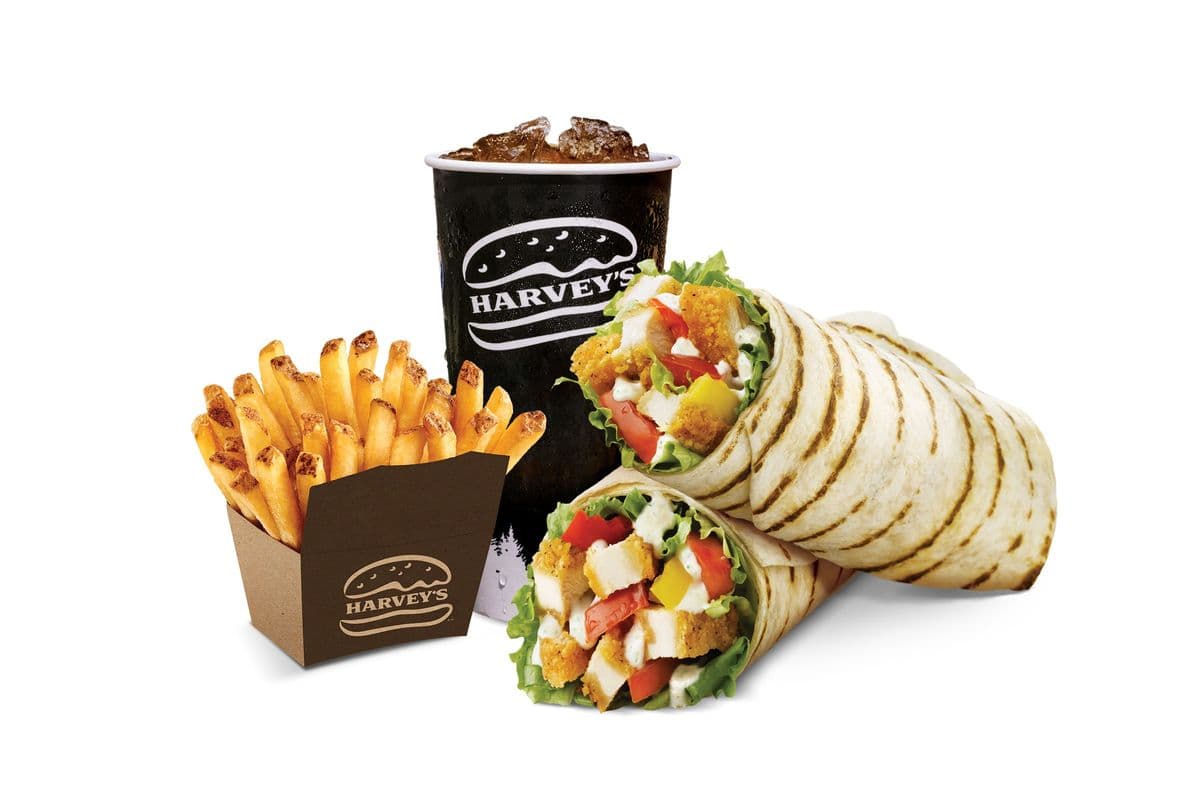 Trio Wrap au poulet croustillant / Crispy Chicken Wrap Combo