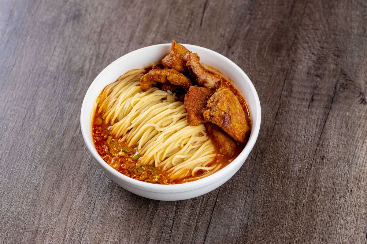 Szechuan Spicy Noodle Soup with peanuts 🌶️🥜 四川担担麵含有花生🌶️🥜