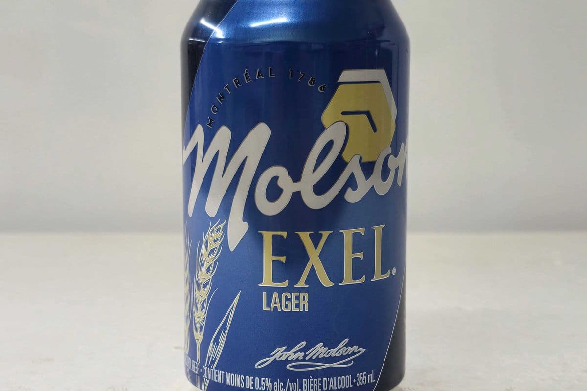 Molson Exel Lager Beer can (355ml)