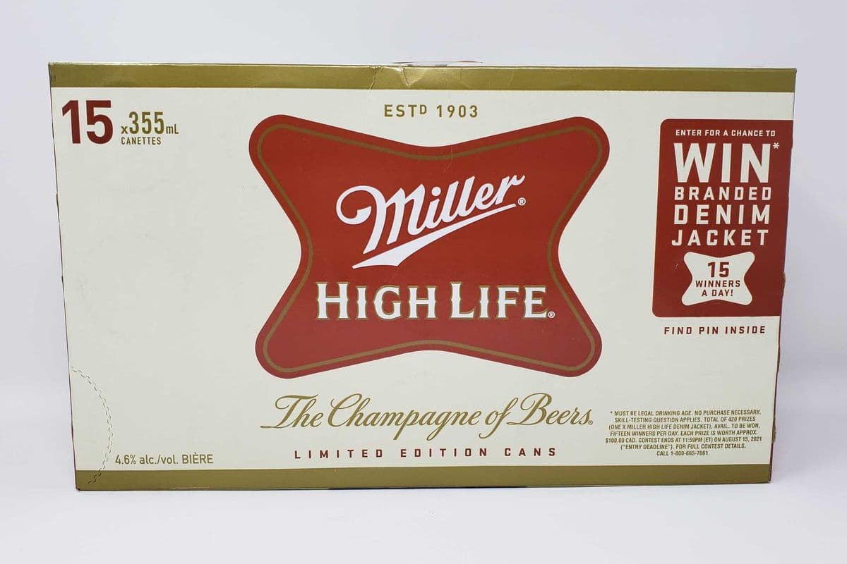MILLER HIGH LIFE (15 x 355 ml)