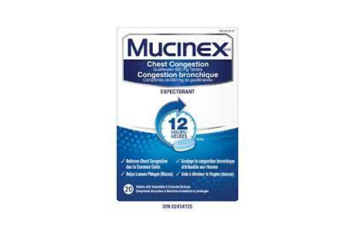 Mucinex Expectorant Tablets (20 tablets)