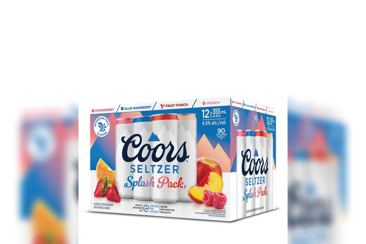 Coors Setlzers Fruit splash (1 x 12*355ml)