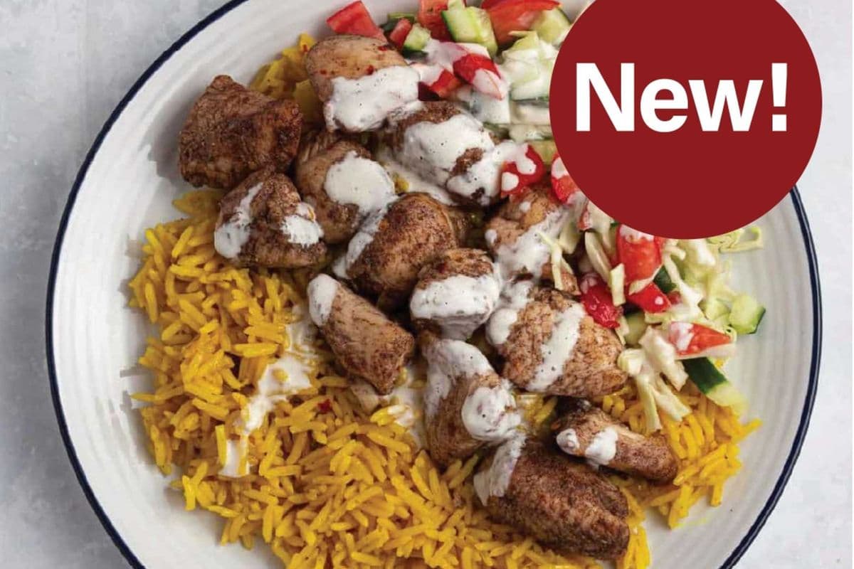 Shawarma Rice with Salad (Halal)