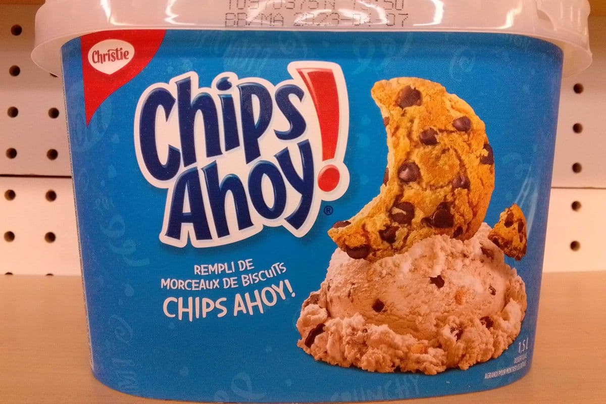 1.5 litter Chip Ahoy Ice-cream Tub