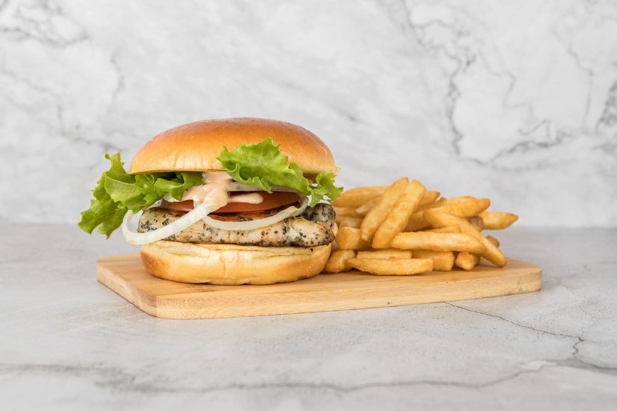 Grilled Chicken Burger Combo