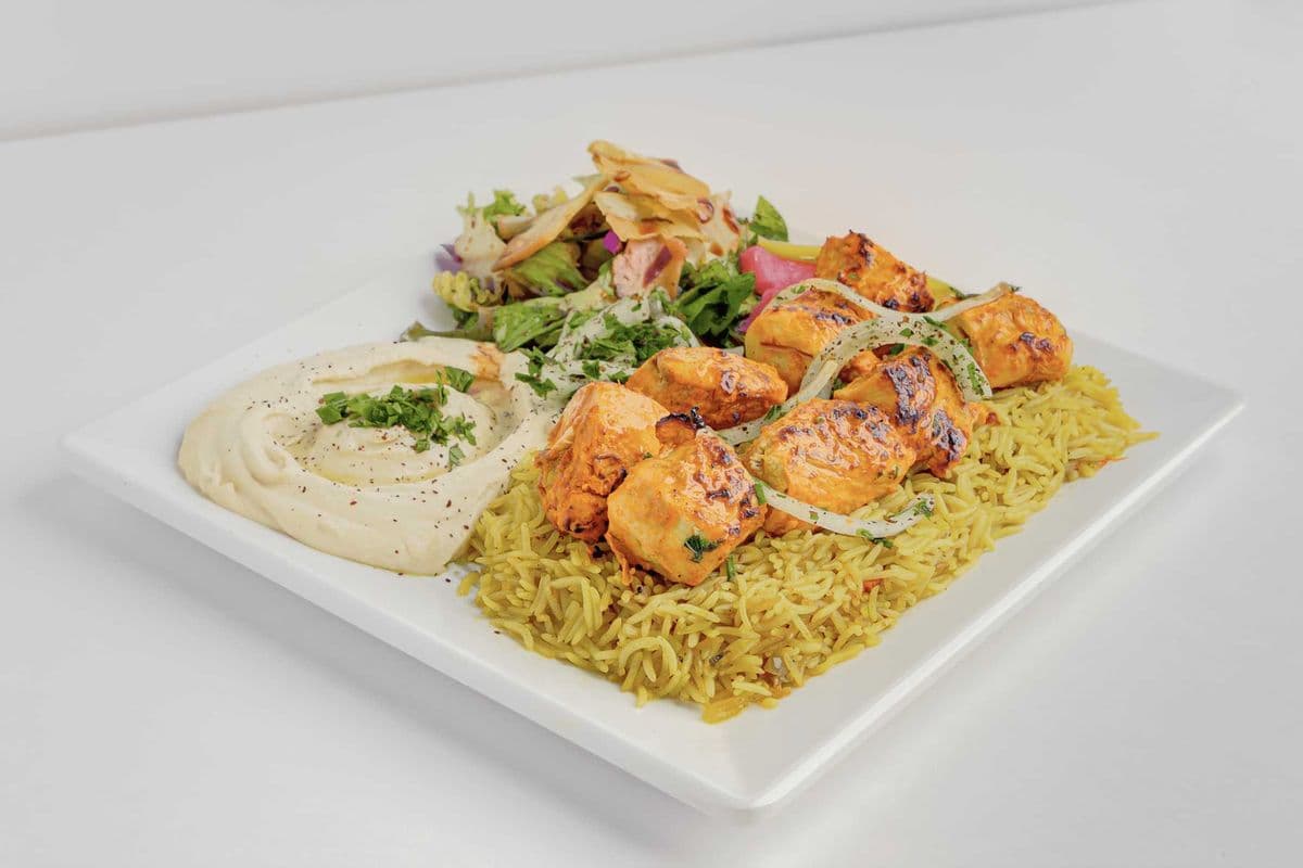 CHICKEN SHISH TAWOOK PLATE