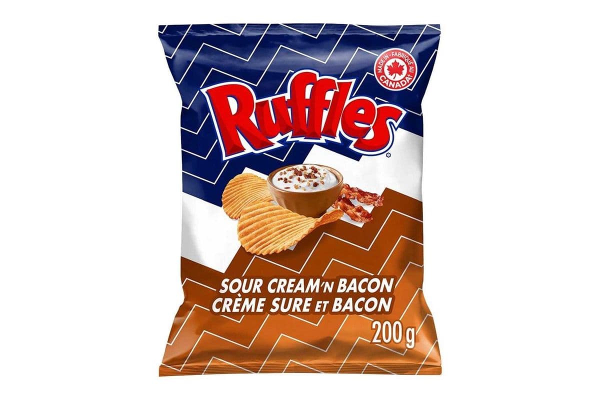 Ruffles - Sour Cream 'N Bacon (200g)