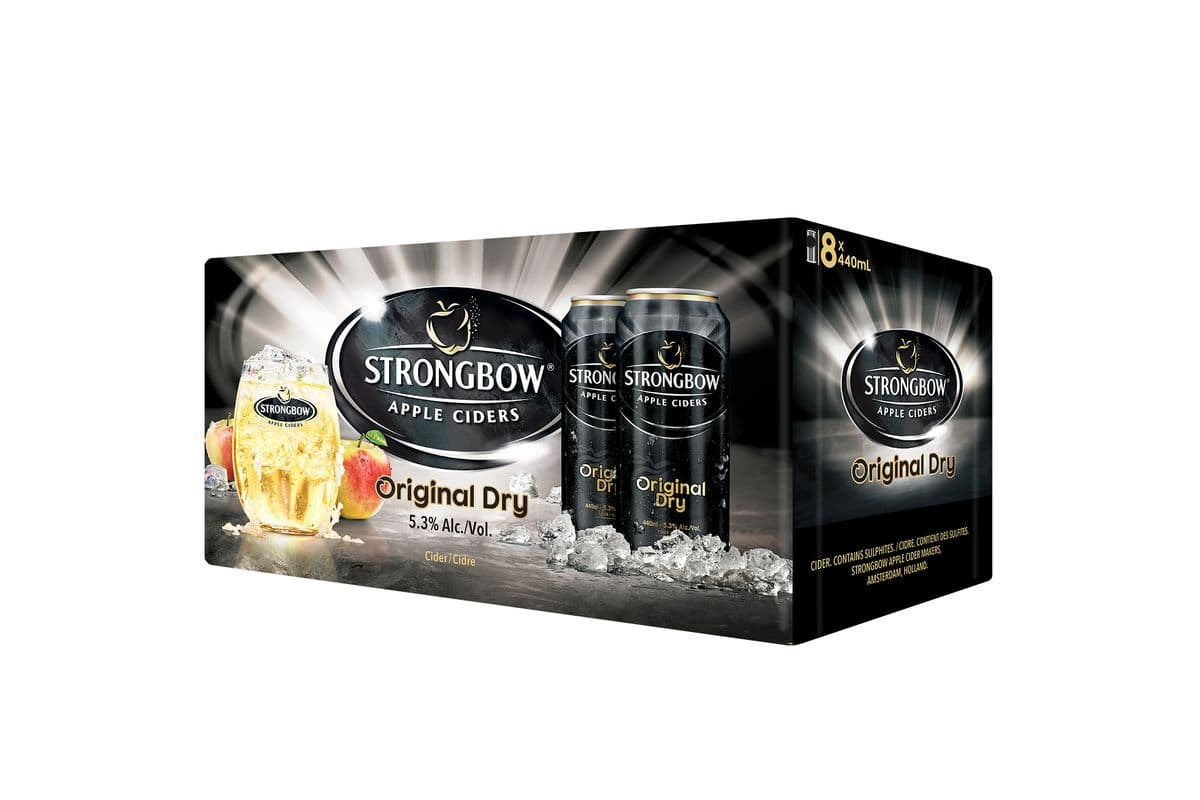 Strongbow Cider (8 Cans) (8 x 440 ml)
