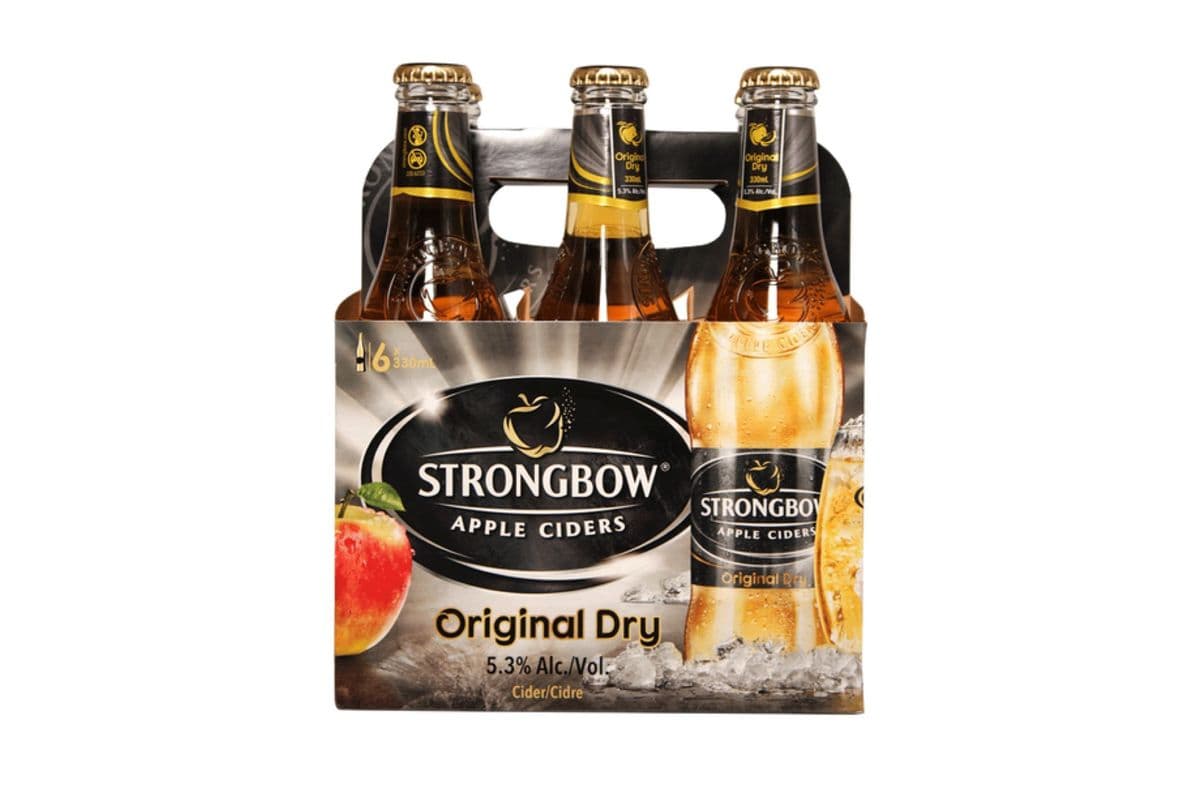 Strongbow Cider (6 x 330ml Bottles)