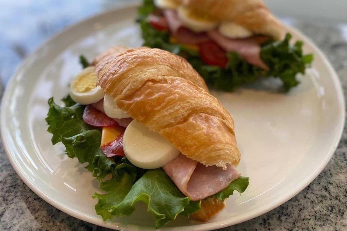 Breakfast Ham and Cheese Croissant