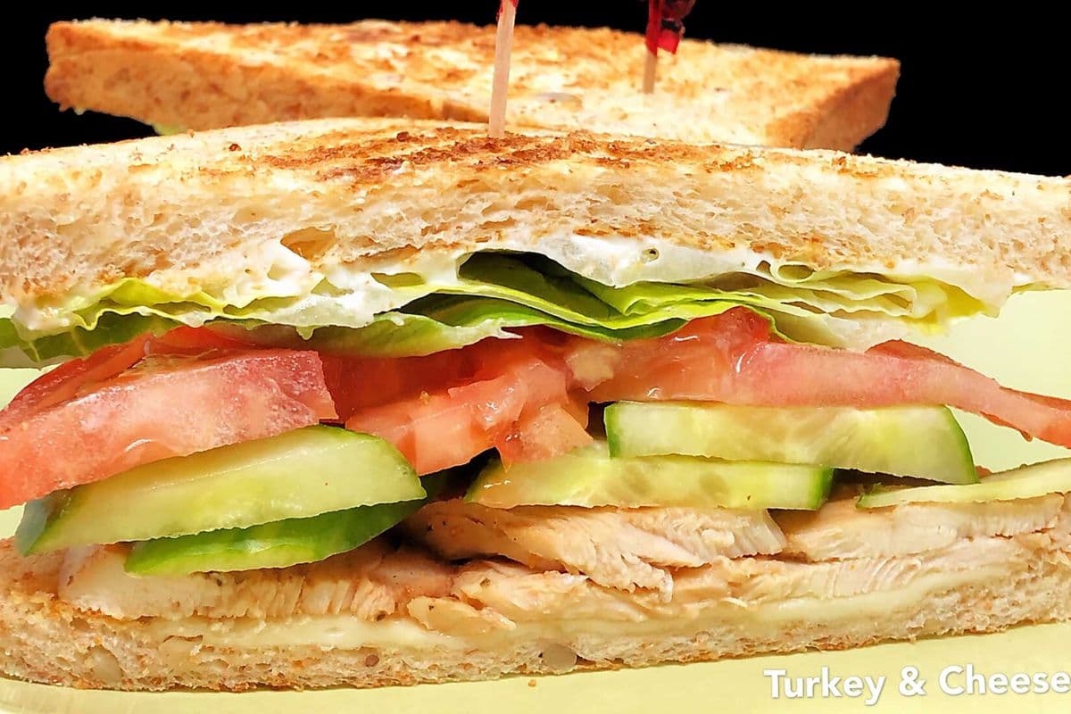 Turkey and Cheese Sandwich