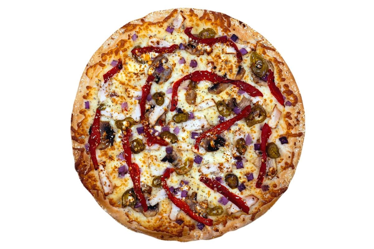 25. 14" Large Mediterranean Chicken Pizza