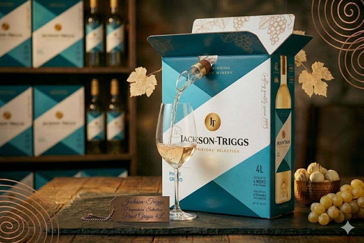 JACKSON TRIGGS PINOT GRIGIO WINE (4 L) 12.5% ABV (1 x 4 L)
