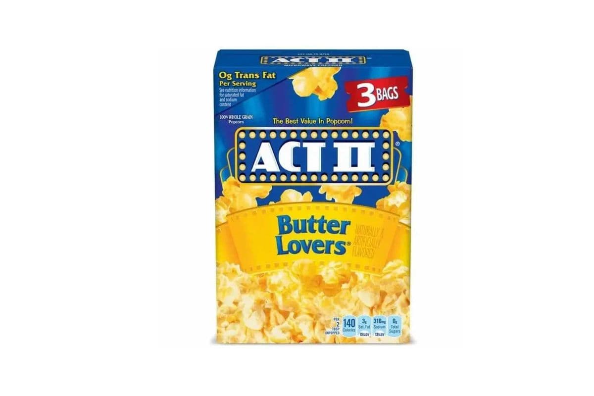 Act 2 - Buttered Popcorn (3 Bags)