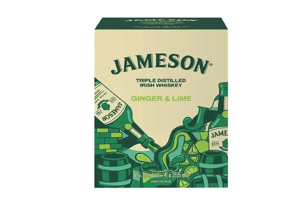 Jameson Ginger and Lime (4 x 355 ml)
