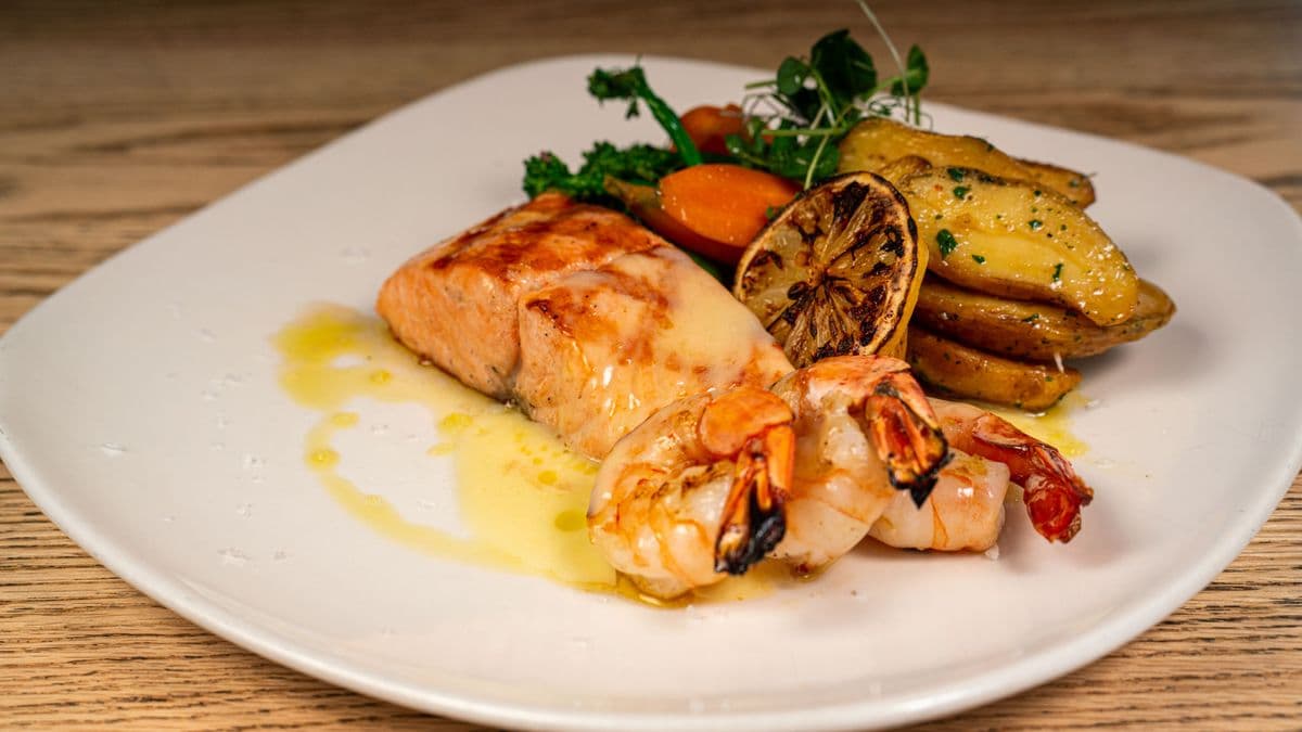 Salmon & Prawns