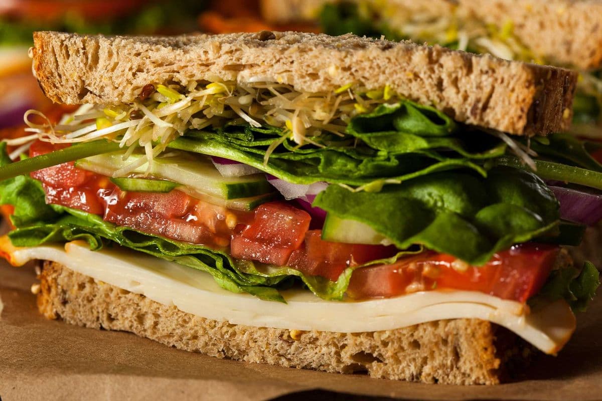 Half Veggie Sandwich