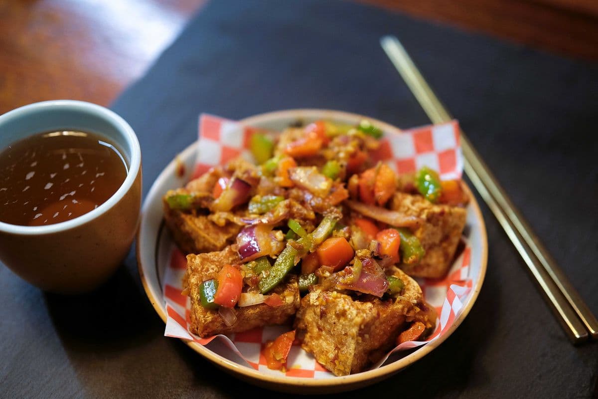 516. 香茅椒盐豆腐 Lemongrass Pepper Tofu