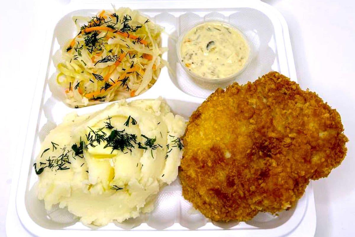 Chicken Schnitzel Meal