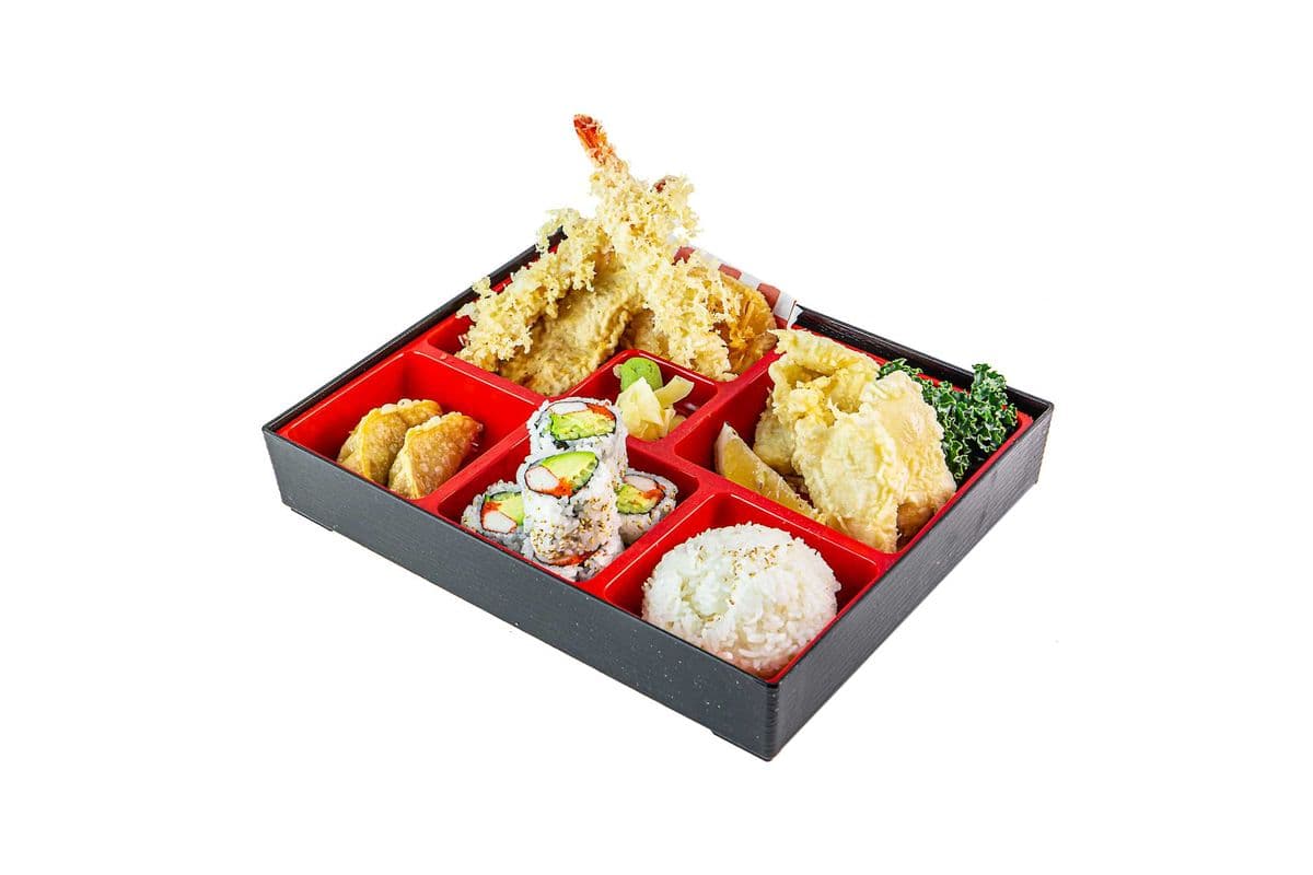 Deep-Fried Fish Bento