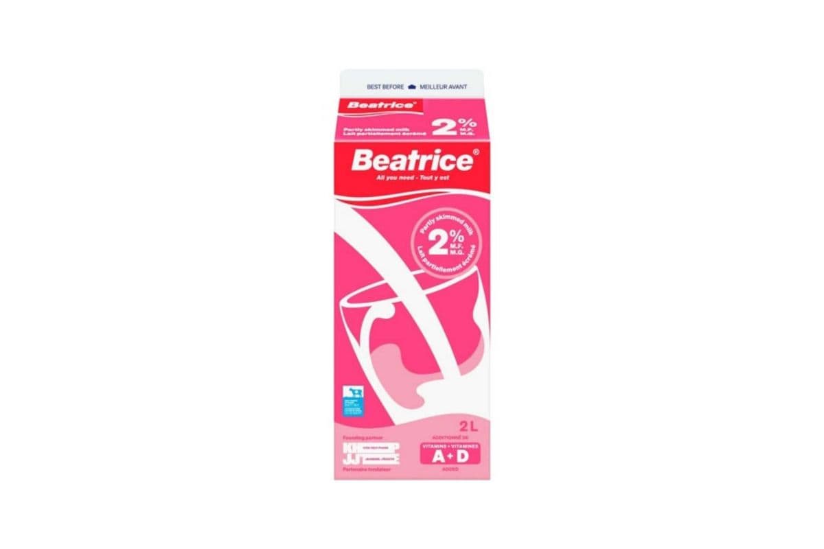 Beatrice 2% Milk 2L