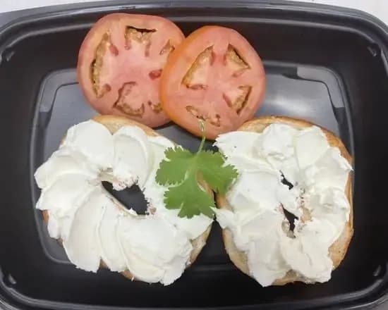 Bagel cream cheese