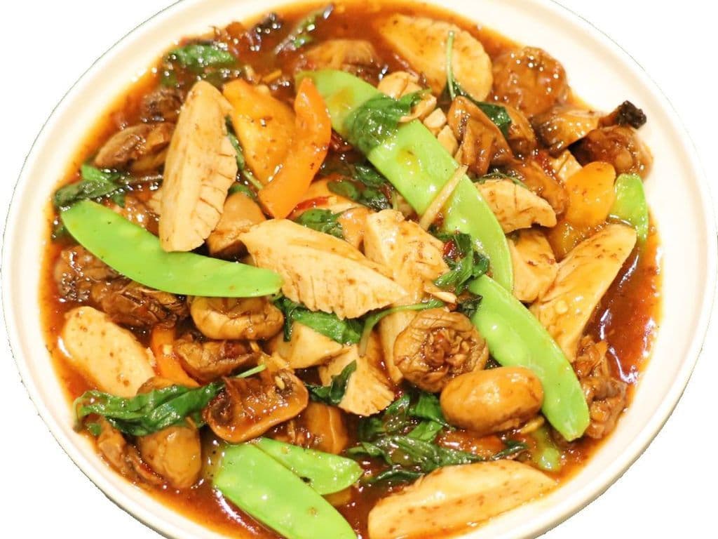 SP3 Mushrooms with Basili素九重螺肉