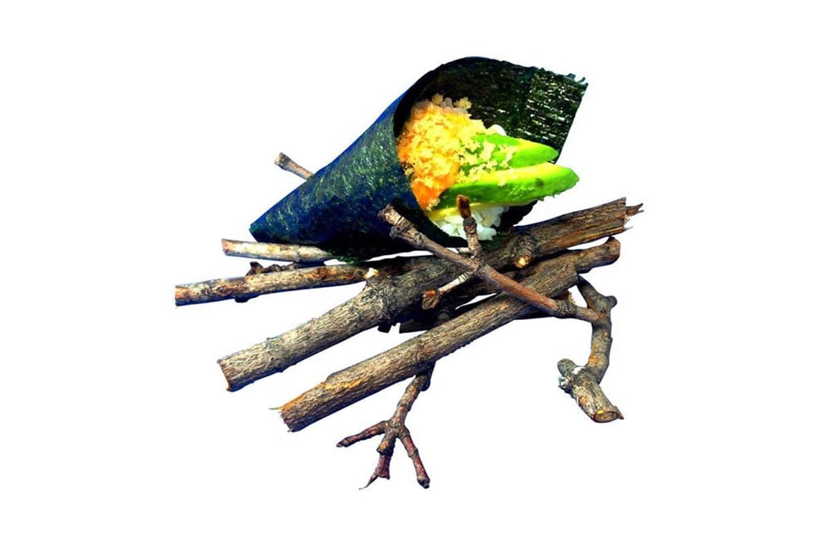 Crispy Spicy Avocado Hand Roll