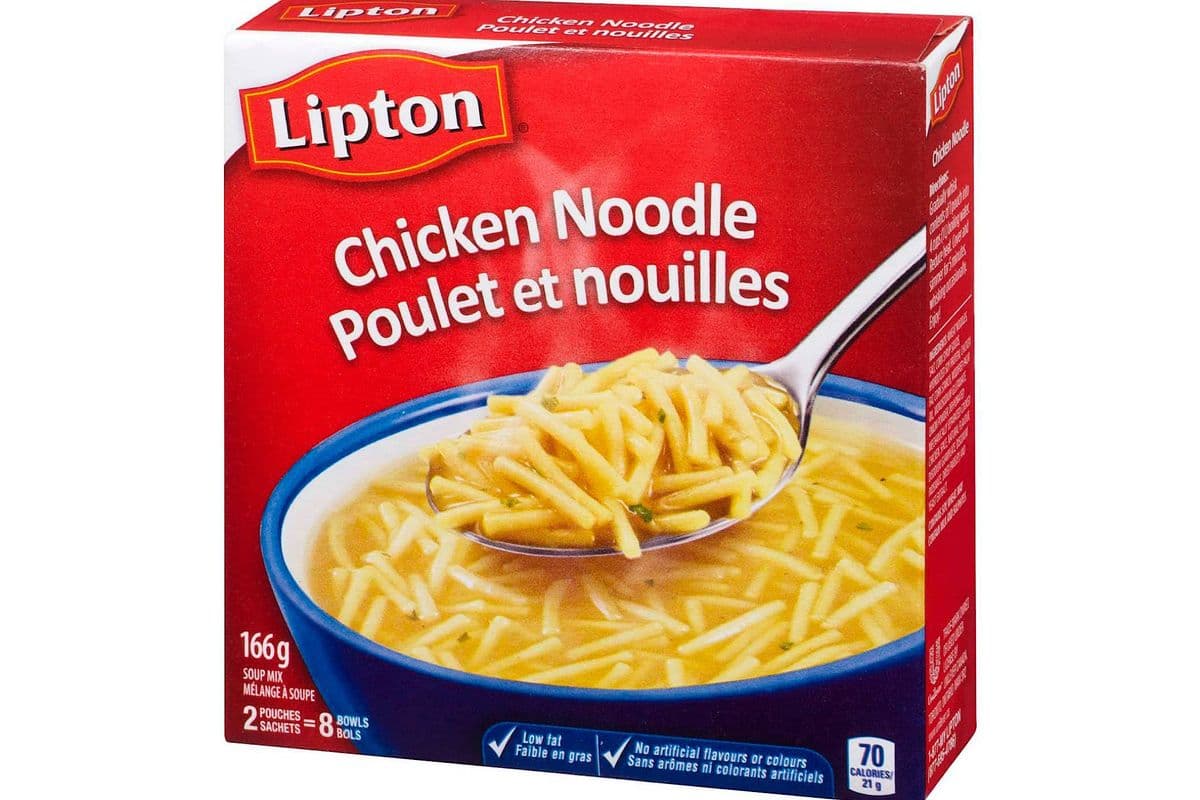 Lipton - Soupe au Poulet et Nouilles (2 Sachets) / Chicken Noodle Soup (2 Pouches)