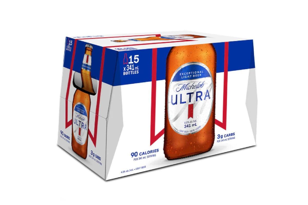 Michelob Ultra (15 x 341 ml Bottles)
