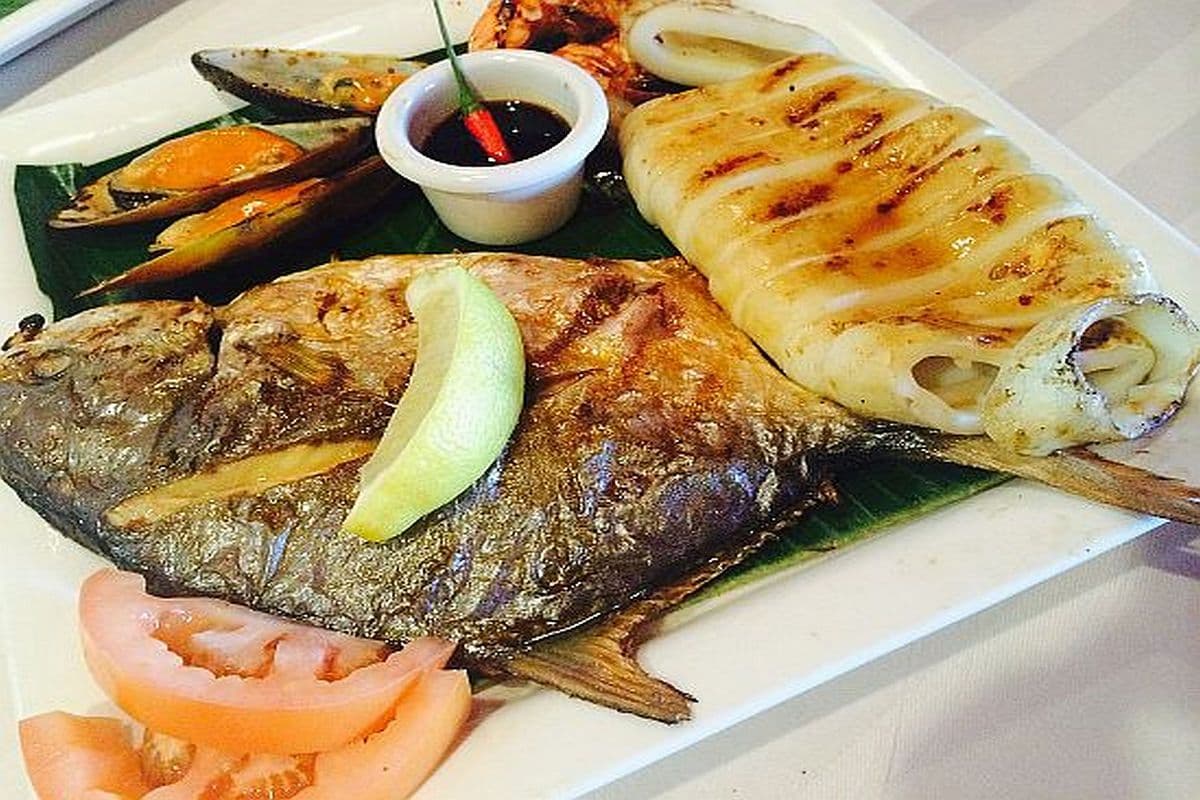 Seafood Inihaw Platter