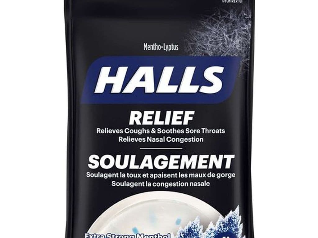 HALLS LOZENGES EXTRA STRONG 30PC