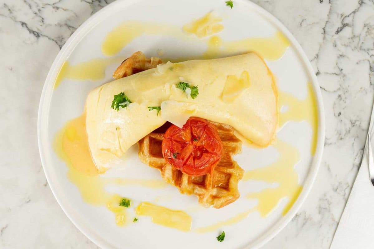 Veggie Cheese Omelette