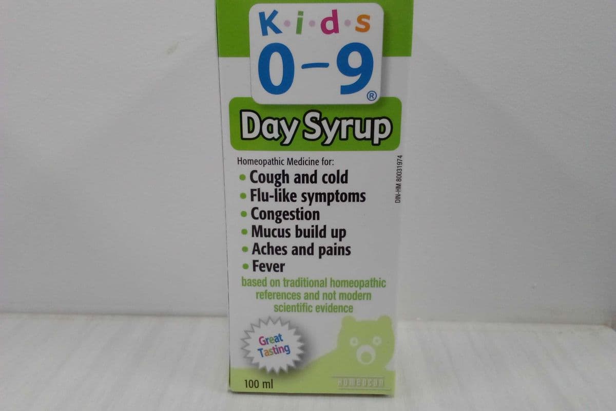 Homeocan Kids Zero to Nine Cough and Cold Day Syrup (100ml)