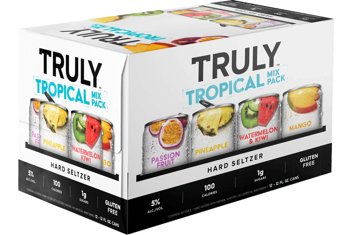 Truly Hard Seltzer Tropical Mixer 355ml 12pk Can