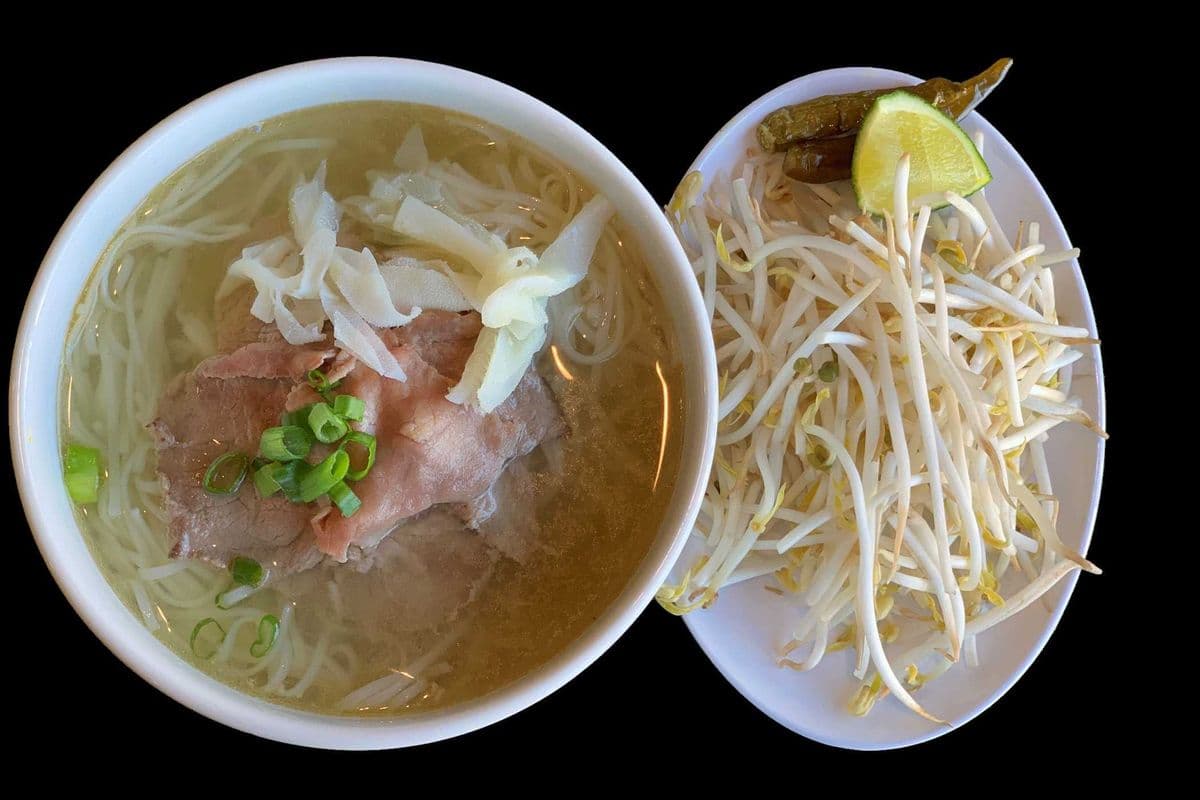 28. Noodle Soup with Rare Beef and Tripe