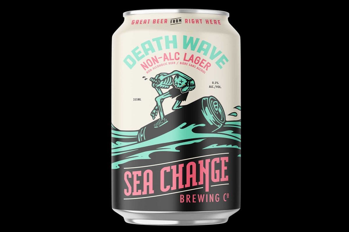 SEA CHANGE DEATH WAVE NON ALC 6*355ML CANS (6*355ML )